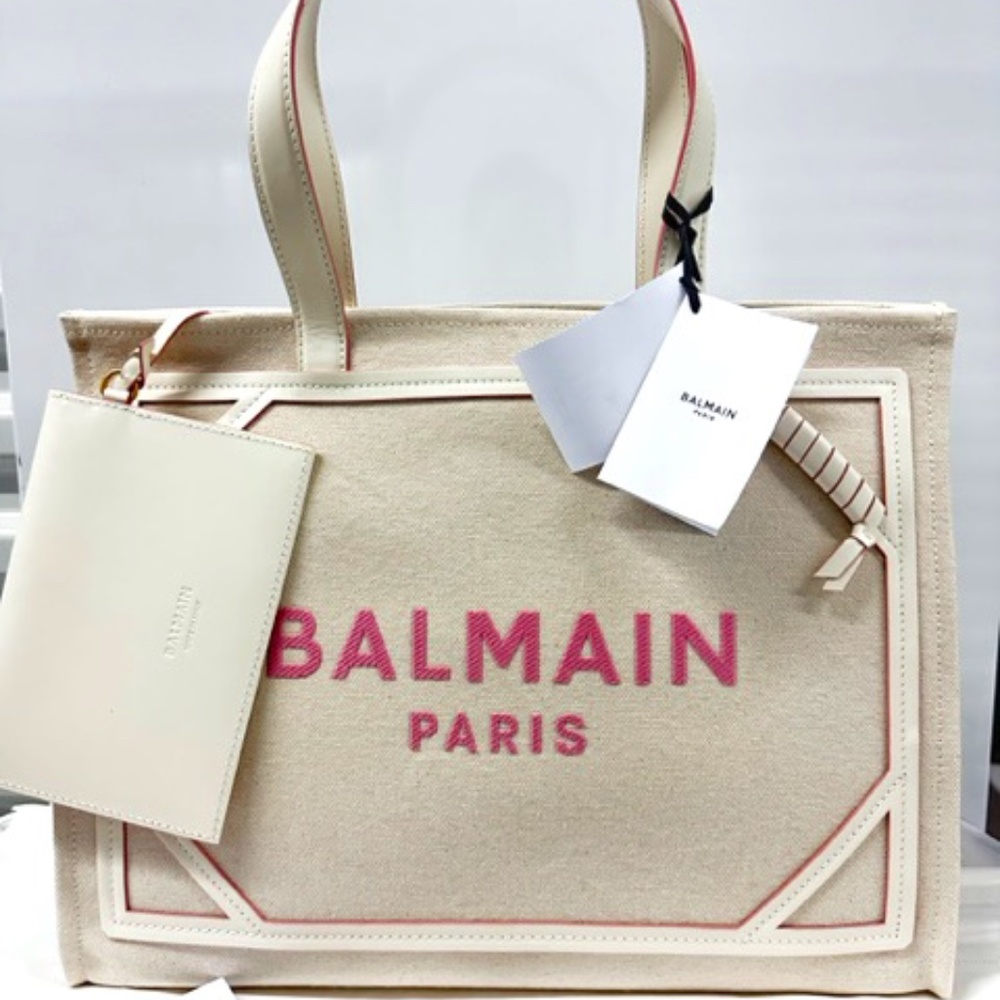 Brand new Balmain 42 Canvas Tote